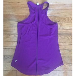Lululemon Purple Racerback Tank